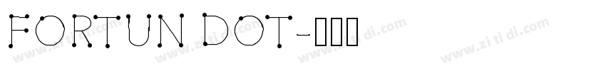 FORTUN DOT字体转换